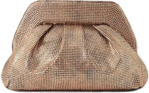 PHILOMENA Shiny Clutch Purse for Women Bling Sparkly Evening Bag Purse Weddings Handbag in Saudi Arabia