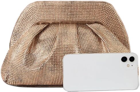 PHILOMENA Shiny Clutch Purse for Women Bling Sparkly Evening Bag Purse Weddings Handbag in Saudi Arabia