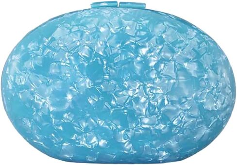 Women Acrylic Evening Clutch Bag Glitter Marble Purse Chain Shoulder Crossbody Bag for Party Prom Cocktail Wedding in Saudi Arabia