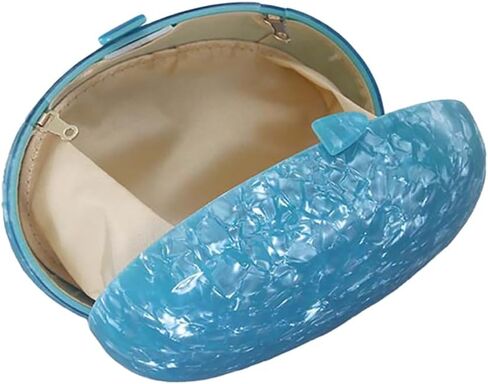Women Acrylic Evening Clutch Bag Glitter Marble Purse Chain Shoulder Crossbody Bag for Party Prom Cocktail Wedding in Saudi Arabia