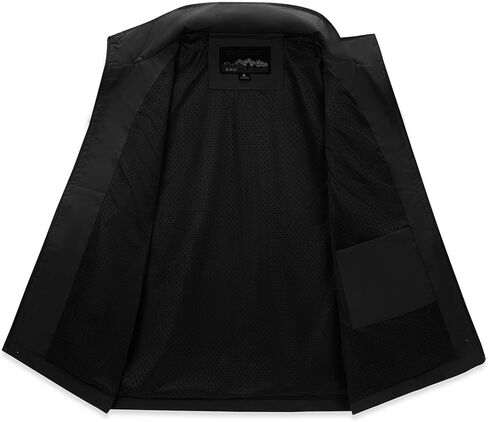 MANLUODANNI Men's Lightweight Vest Sleeveless Outdoor Work Jacket for Travel Hiking Running in Saudi Arabia