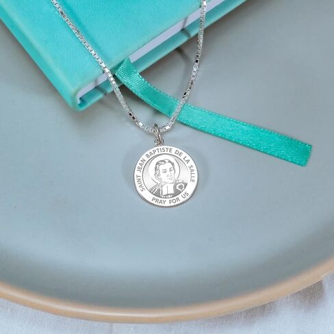 PicturesOnGold.com Saint Mary Magdalene Religious Medal in Yellow Gold Plated & 14K Yellow or White Gold, or Sterling Silver in Saudi Arabia