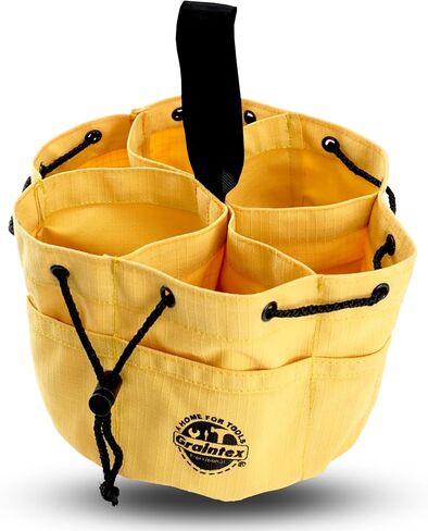 Graintex GB2890 Grab Bag Orange Color Rip-stop Canvas 18 Pockets Drawstring Closure in Saudi Arabia