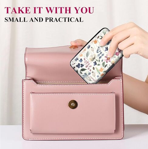 حامل بطاقة ائتمان مصغرة RFID الألومنيوم للنساء الرجال ، حافظة بطاقة شديدة الأعمال ، CATTER CARD Wallet ID CASE لطيف الأزهار in Kuwait