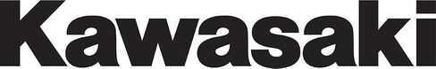 Factory Effex 12-94114 Black 1' (Kawasaki) Die-Cut Sticker in Kuwait