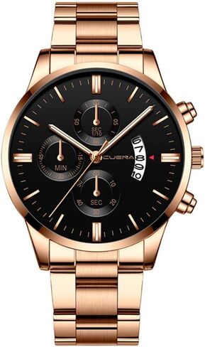 4 Pack Men's Watches Dress Date Luminous Waterproof Military Quartz Wristwatches for Men Stainless Steel Bussiness Classic Luxury Casual Wholesales Assorted Set in Saudi Arabia