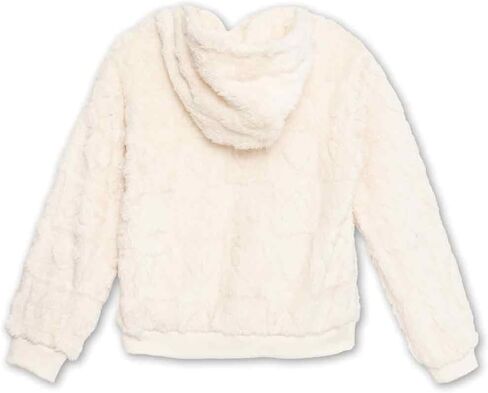 Speechless Girls' Long Sleeve Faux Fur Boxy Hoodie in Saudi Arabia
