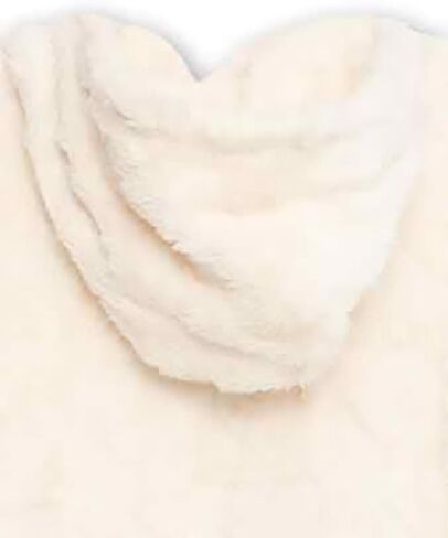 Speechless Girls' Long Sleeve Faux Fur Boxy Hoodie in Saudi Arabia