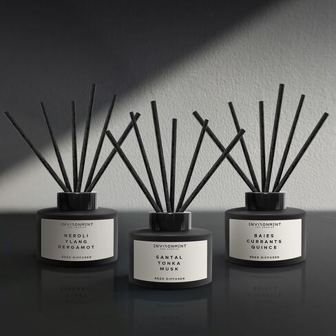 ENVIRONMENT Inspired by Designer TF Oud Wood Reed Diffuser, 200ml Luxury Scented Aromatherapy (Oud Wood | Guaiac Wood | Cedar) Reed Diffusers for Home, Diffusing Oil Fragrance, Home Fragrance Products in Kuwait