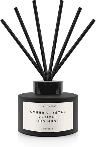 ENVIRONMENT Inspired by Designer TF Oud Wood Reed Diffuser, 200ml Luxury Scented Aromatherapy (Oud Wood | Guaiac Wood | Cedar) Reed Diffusers for Home, Diffusing Oil Fragrance, Home Fragrance Products in Kuwait