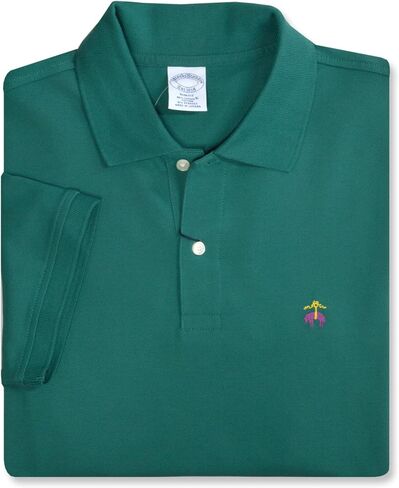 Brooks Brothers Men's Cotton Pique Stretch Logo Short Sleeve Polo Shirt in Kuwait