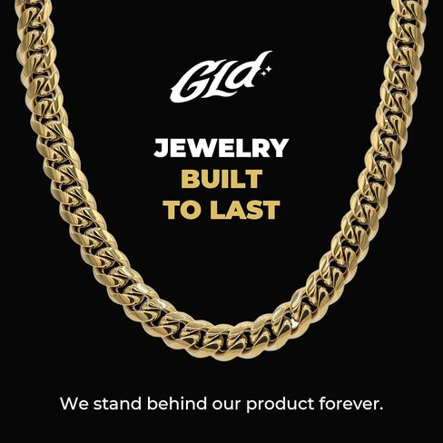 GLD Cuban Link Chain for Men and Women - 12MM and 19MM - Built to Last in Kuwait