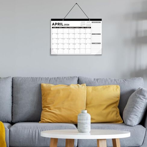 2025 Desk Calendar - Desk Calendar 2025, Jan. 2025 - Dec. 2025, 17"x12" Desktop Calendar with Notes, Corner Protector, Ruled Blocks in Saudi Arabia