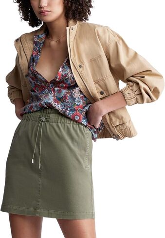 Buffalo David Bitton Women's Baylin Mid Rise Mini Utility Skirt in Saudi Arabia