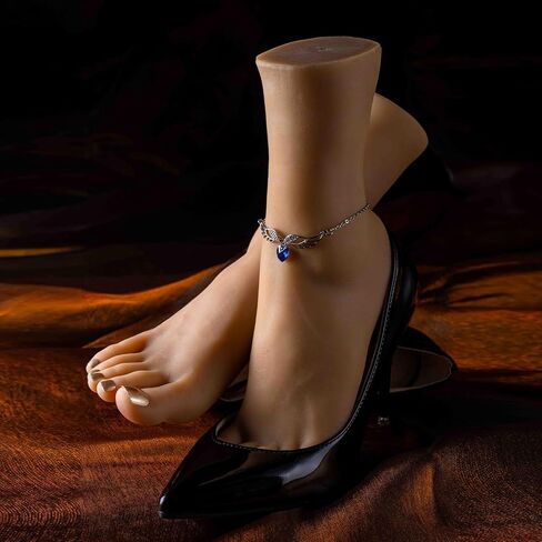 2pc Silicone Feet Model, Child Realistic Fake Foot Female Mannequin, Shoe Sock Art Sketch Displa Nail Jewerly Sandal Displ in Saudi Arabia