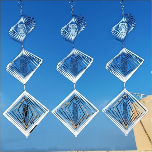 Bird Deterrents for Outside, Reflective Stainless Steel Wind Spinner, Ducks Wind Spinners Outdoor Garden Decor, Bird Scare Devices to Keep Woodpeckers, Pigeons Away from Your House, Patio, Orchards in Saudi Arabia
