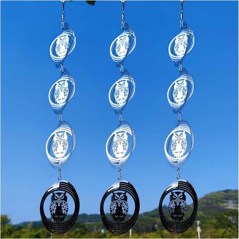 Bird Deterrents for Outside, Reflective Stainless Steel Wind Spinner, Ducks Wind Spinners Outdoor Garden Decor, Bird Scare Devices to Keep Woodpeckers, Pigeons Away from Your House, Patio, Orchards in Saudi Arabia