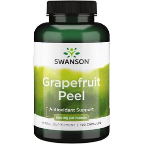 Swanson كامل الطيف الجريب فروت قشر 600 ملليغرام 120 كبسولة