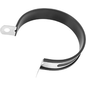 Motoforti 100mm 3.94" Motorcycle Exhaust Band Joint Clamp Muffler Pipe Stainless Steel Silver Tone Long-lasting