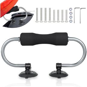 Kayak Roller, Kayak Load Assist with Heavy Duty Pumping Suction Cup, Kayak Roof Roller Loader Mount for Car SUV, Two Adjustable Angle Mounted