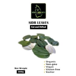 100g Organic Sidr Leaves - Supports Health and Promotes Healthy Digestion | Handpicked Sidr Leaves - Dried Sidr Leaves - 100% Natural, Handpicked, and Sun-Dried for Teas, Skincare, and Traditional Use