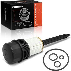 A-Premium Oil Filter Housing Cap Assembly Compatible with Mercedes-Benz C240, C280, C32 AMG, C320, E320, E430, E500, CL500, CLK500, CLS500, G500, ML430, S500, SLK32 AMG, Replace 1121800710