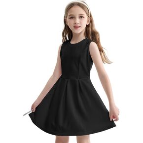 J · e Sterguard فساتين للفتيات المراهقات بلا أكمام لخط فستان Skater Party for Girl 4T-14
