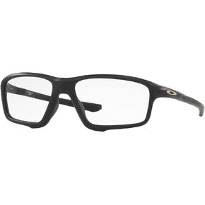 Oakley OX8076 Eyeglasses Bundle: OX 8076 807607 Satin Black and Large Black leash Accessory kit