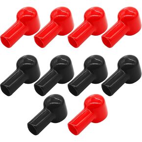 10 PCS بطارية أحذية طرفية العزل العازلة ، أدوات استبدال Cable Cable Cable Caps للتجاريات البحرية التلقائية