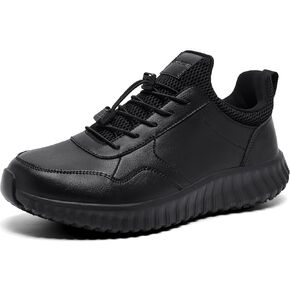 Men's Non-Slip Waterproof Lightweight Work Shoes & Restaurant or Food Service Sneakers