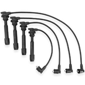 Ignition Spark Slug Wires لـ Hyundai Elantra1999-2012 ، Tiburon 1997-2008 ، Tucson2005-2008 ، متوافق مع محركات Kia Sportage 2005 ، Soul 2010-2011 ، Spectra5 2005-2009،1.8L.