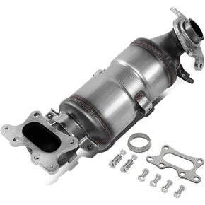 DNA MOTORING Factory Style Bolt-on Catalytic Converter Compatible with 06-11 Honda Civic DX, LX, EX, EPA Compliant, OEM-CONV-053