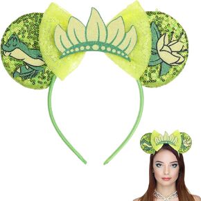 Green Frog Mouse Ears for Adult Park Ears Princess-Inspired Mouse Ears Headband