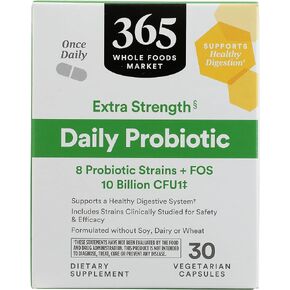 365 Everyday Value Extra Strength Daily Probiotic 10 billion CFU, 30 ct