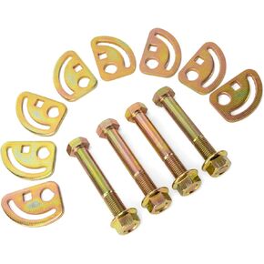 PSLER Kryptonite Cam Bolts Kit KR86376 - Fits for 2011-2022 GMC Silverado 2500HD Control Arm & Sierra 2500HD 3500HD Truck Models, 2015-2018 Canyon Trucks