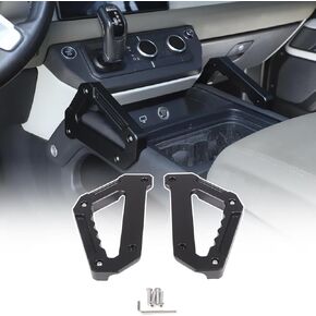 Car Center Side Handle Cover Grab Handles Trim Compatible with Land Rover Defender 90 110 130 2020-2024 Central Control Armrest Cover Trim Accessories