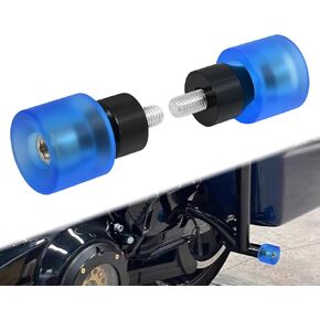 Motorcycle Crash Bar Decorative Wheel M12 Screw Kit for Engine Guards and Saddlebag Guards Fit for Harley Touring Street Glide Road Glide Road King Electra Ultra Models (Red and Black)