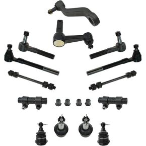 TRQ Front Steering & Suspension Kit Compatible with 1994-1999 Dodge Ram 1500