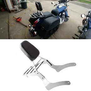 New Backrest Sissy Bar + Luggage Rack Pad for Kawasaki Vulcan 900 VN900 1996-2019