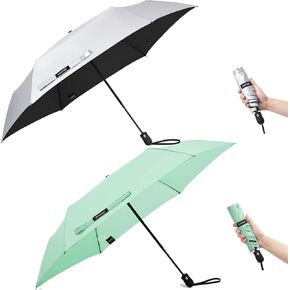G4Free Travel Umbrella Ultralight UPF 50+ UV Protection Compact Umbrella Super Slim Small Mini Automatic Open and Close