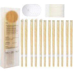 (12 Pieces in 1 Pack) Earwax Removal Kit Travel Portable Ear Spoon kit,Earwax Removal Tools G68