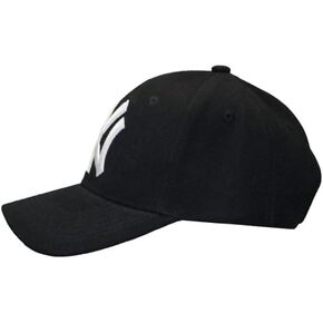 نيويورك قبعة البيسبول قبعة للرجال والنساء | N&Y مصنوع من الحد الأقصى للقطن | N | y Premium Clean Up | N-Y Cap Hat مع التطريز | مناسبة لجميع الفصول | الحجم القياسي | مشبك قابل للتعديل الأسود