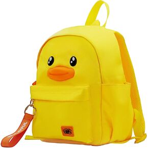 B.Duck Kids Backpack Propack Ristergarten Toddler Mini Backpacks Cute Animal Cartoon Duck for Boys ، School ، Travel ، الاستخدام اليومي (سن 4-9 (14 "H) ، كلاسيك Duckbill)