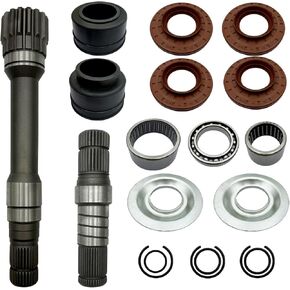 Front Differential Axle Intermediate Shaft Kit Replacement for 2012-2021 Ram 1500 Intermediate Shaft Inner Shaft, Replaces 68146594AB, 68146594AA, 68257420AF, 68257421AF, 68257422AF
