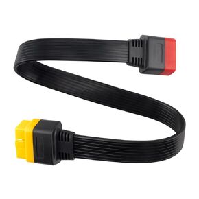 إطلاق كابل تمديد OBD2 ، كابل امتداد كامل 16 دبوس إلى الإناث للسيارة OBD تشخيص موصل سلك الموصل OBD2 (36 سم/14.2 بوصة)