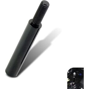 3 Inch Shifter Extension, M10 x 1.5 Alloy Raised Shifter Raised Extension Quick Shifter, Repair Modification Accessories, Compatible with Honda Series Models (Black)