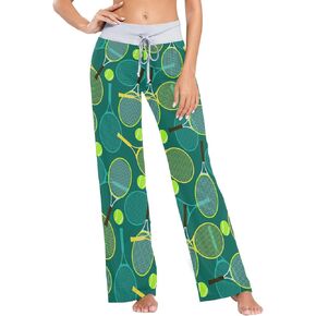 Cindly Women's Pajama Pant Lightweight Lounge Bottoms Sleepwear Drawstring Palazzo Wide Leg PJ