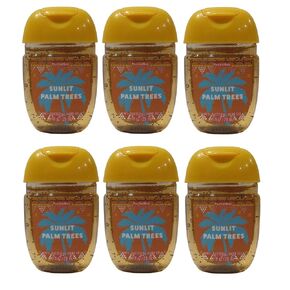 Tropical Collection Travel Size Hand Sanitizer by Bath + Body Works/White Barn - Pack of 6 (Turquoise Waters)