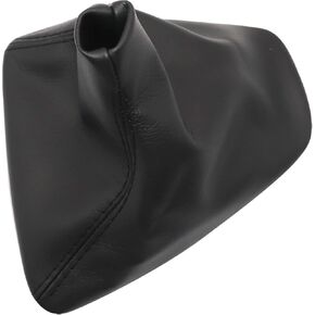 NLQR Manual Shift Boot Black Leather Compatible with BMW 3-Series E90 E91 E92 E93 328i 335i 2007-2013