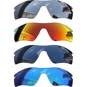 acefrog 4 قطع العدسات الاستبدال المستقطبة لـ Oakley Radarlock Path OO9181 نظارة شمسية ، ملائمة تمامًا ، عازلة ، مضاد للخلع ، حزمة قيمة